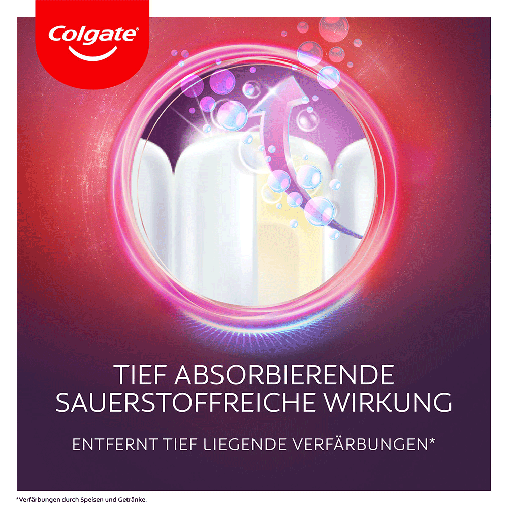 Bild: Colgate Zahncreme Max White Ultra Active Schaum