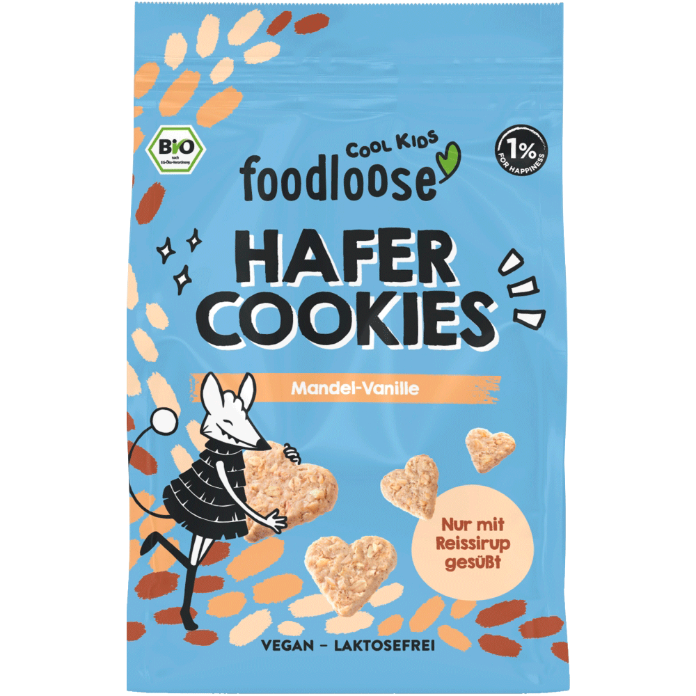 Bild: Foodloose Hafer Cookies Mandel Vanille