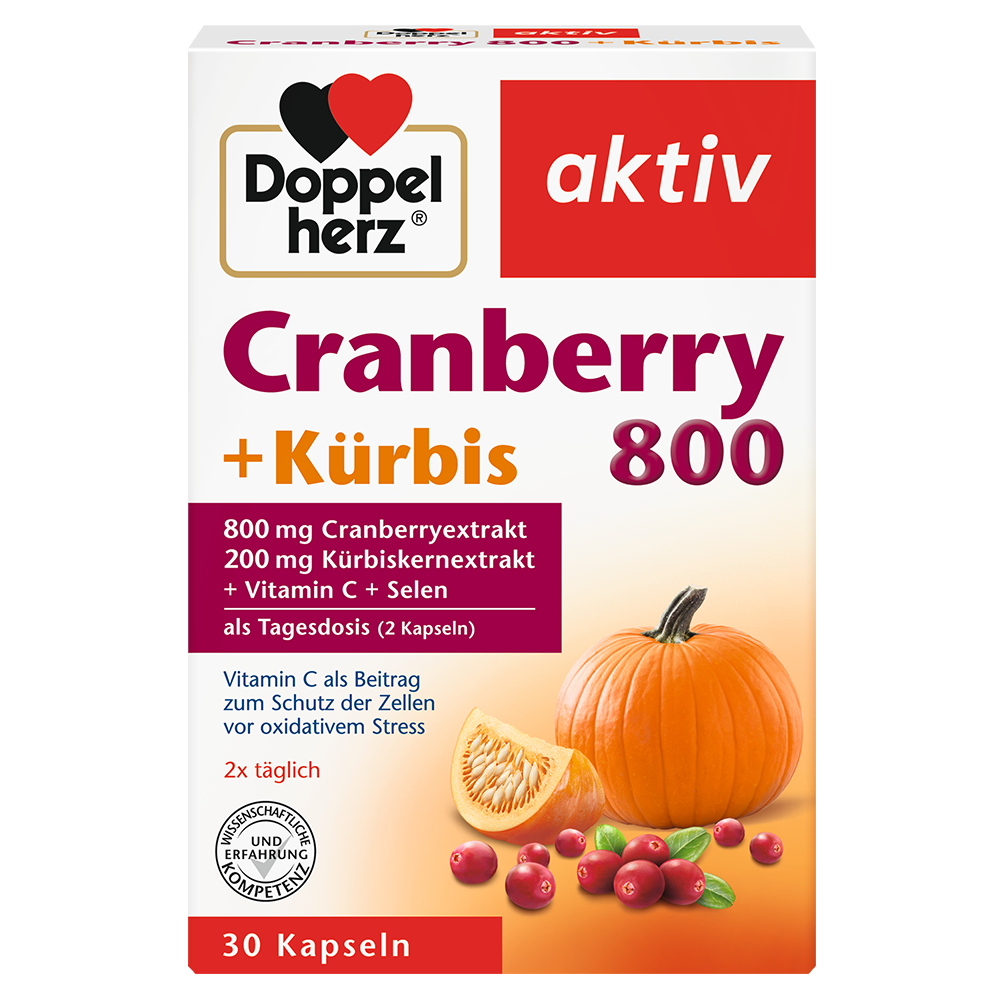 Bild: DOPPELHERZ Cranberry + Kürbis 800