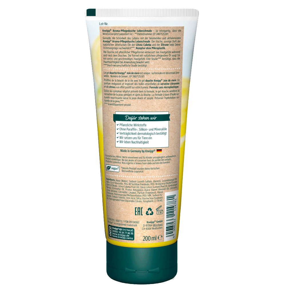 Bild: Kneipp Aroma Pflegedusche Lebensfreude