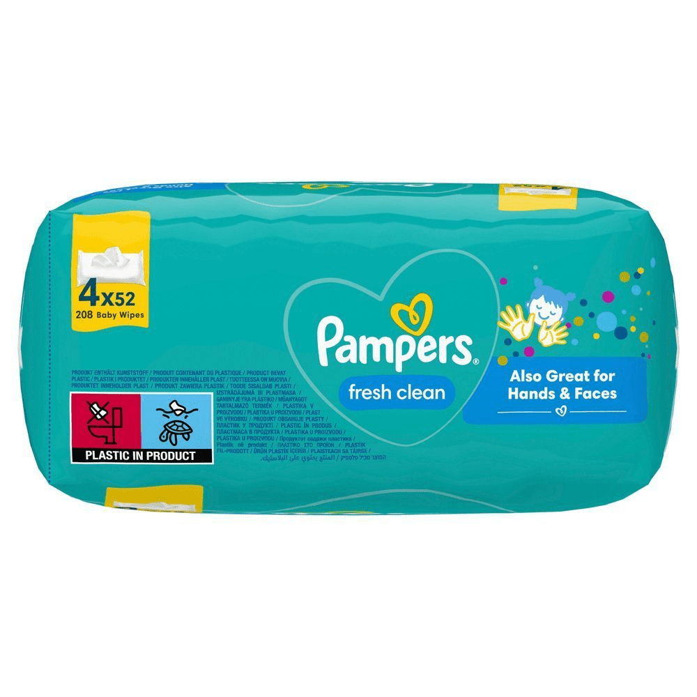 Bild: Pampers Fresh Clean Feuchttücher 4x52