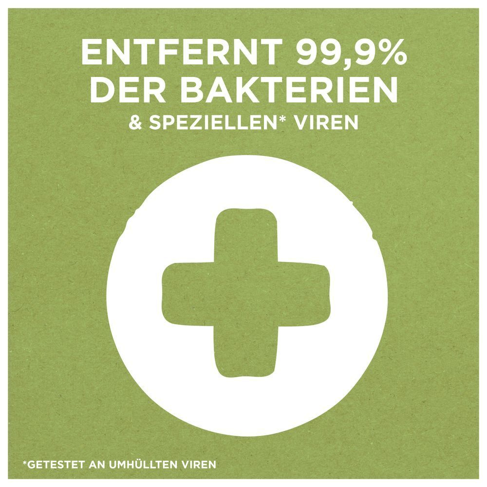 Bild: Meister Proper Desinfizierende, plastikfreie Reinigungstücher, Eukalyptus & Minze