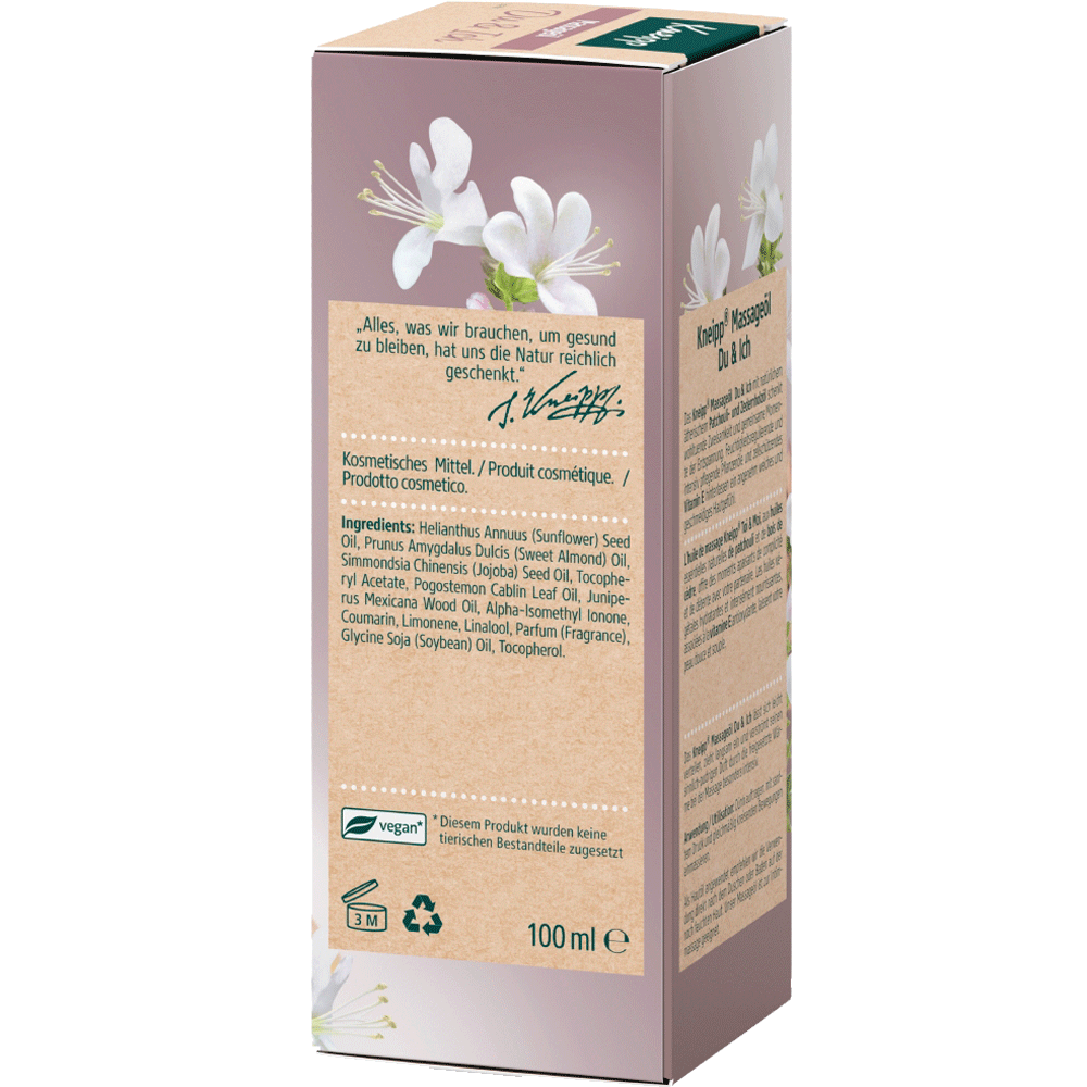 Bild: Kneipp Massageöl Du & Ich