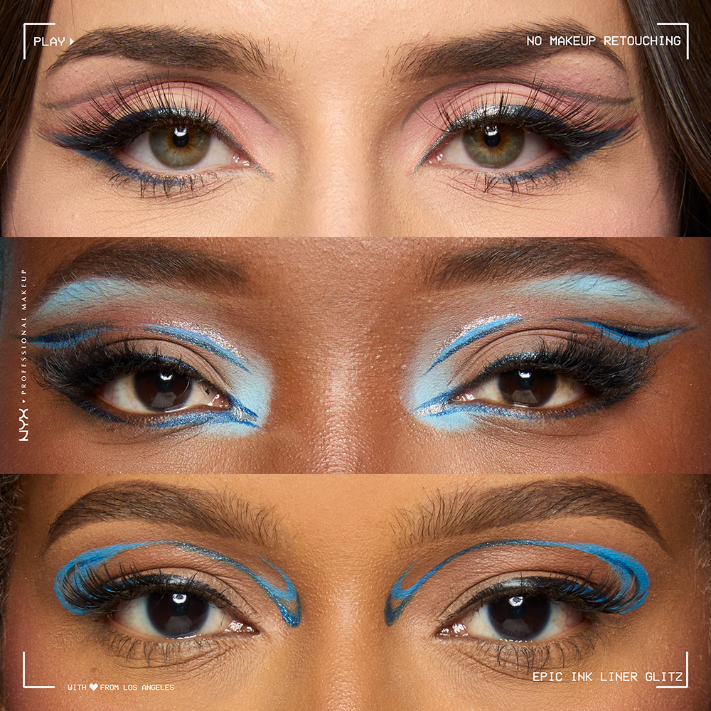 Bild: NYX Professional Make-up Epic Ink Liner Jeanz Glitz graphite glitz
