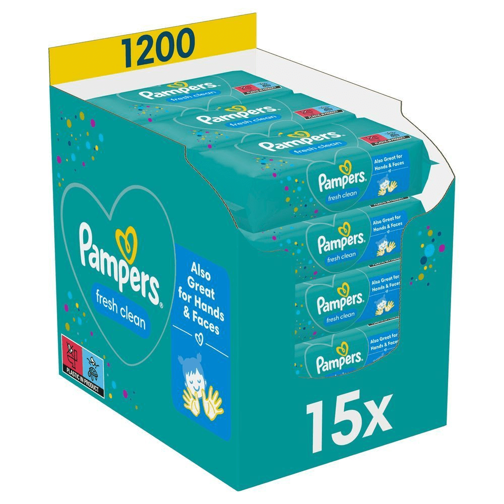 Bild: Pampers Fresh Clean Feuchttücher 15x80