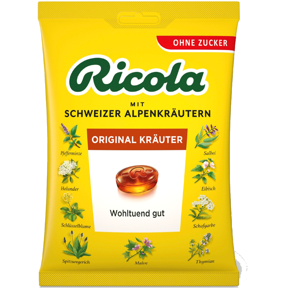 Bild: Ricola Kräuter Original Schweizer Kräuter-Bonbons