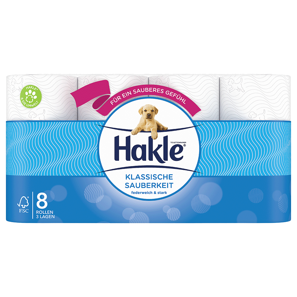 Bild: Hakle Toilettenpapier Klassiche Sauberkeit