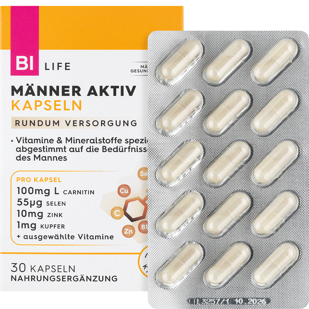 Bild: BI LIFE Männer Aktiv Kapseln