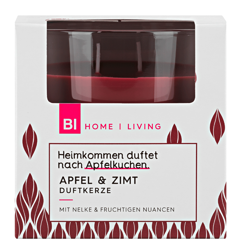 Bild: BI HOME Living Duftkerze Groß Apfel & Zimt