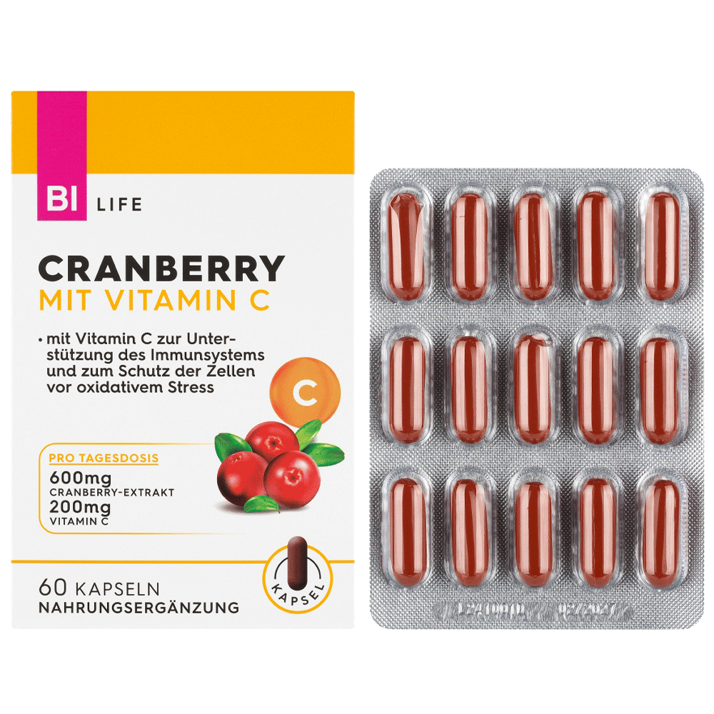 Bild: BI LIFE Cranberry mit Vitamin C