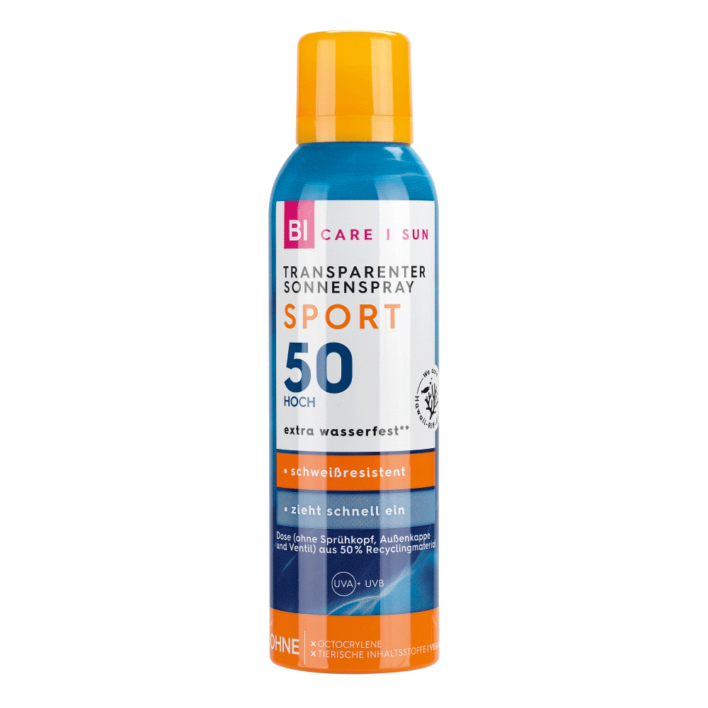 Bild: BI CARE Transparenter Sonnenspray Sport LSF 50