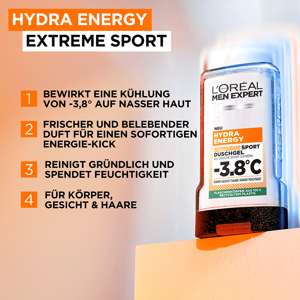 Bild: L'ORÉAL PARIS MEN EXPERT Hydra Energy Extreme Sport Duschgel