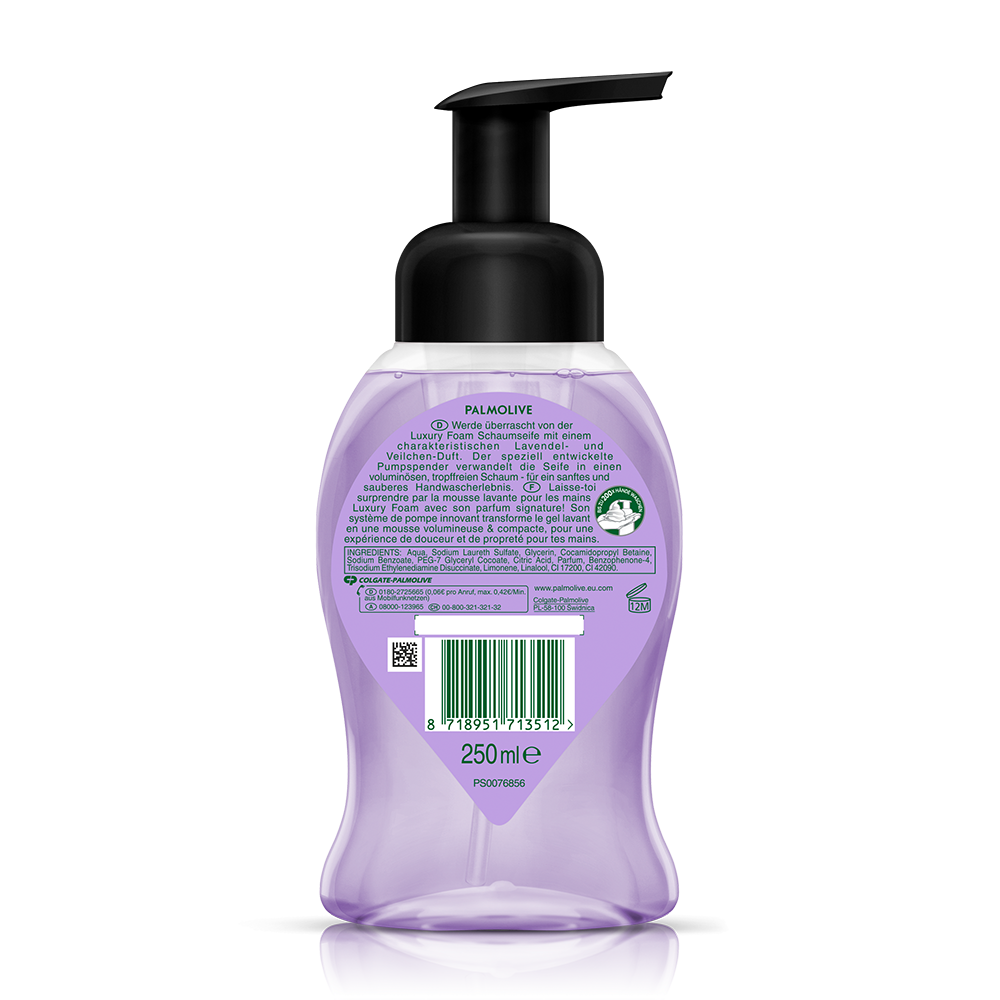 Bild: Palmolive Schaumseife Lavendel und Veilchen 