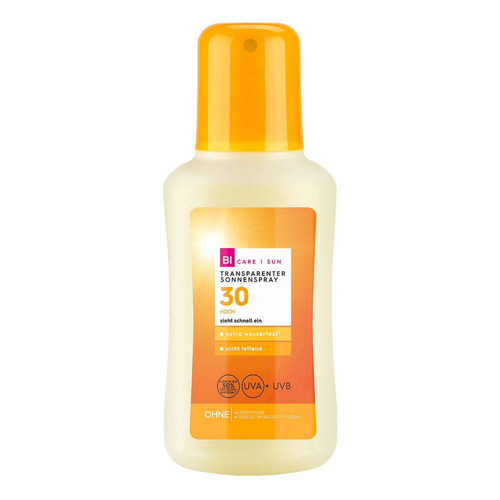 Bild: BI CARE SUN Transparentes Sonnenspray LSF 30