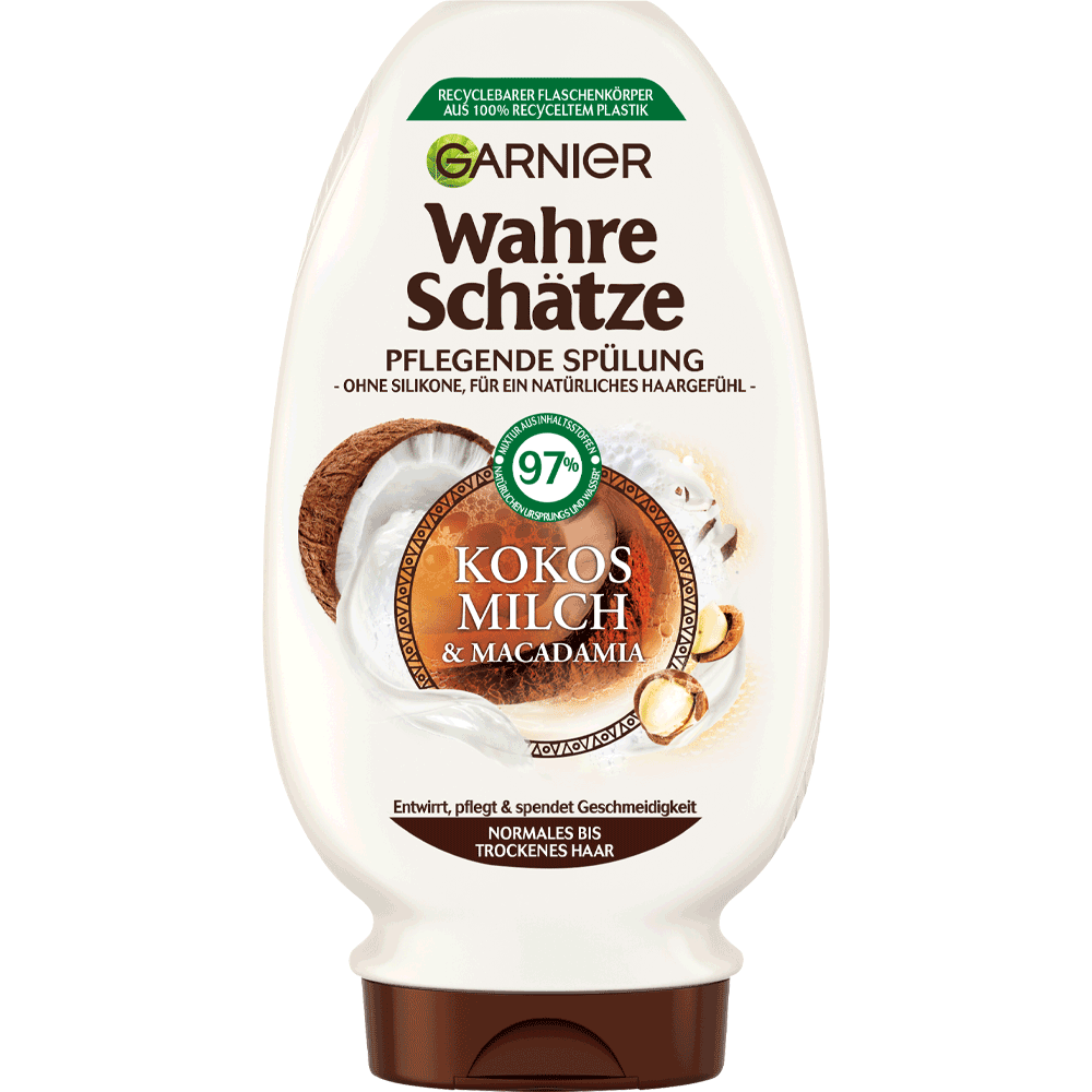 Bild: GARNIER Wahre Schätze Spülung Kokosmilch & Macadamia