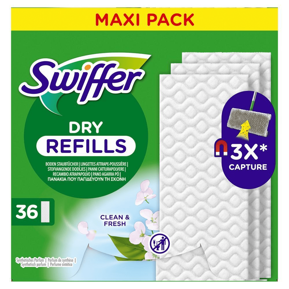 Bild: Swiffer Bodenwischer Boden Staubtücher Nachfüllpack
