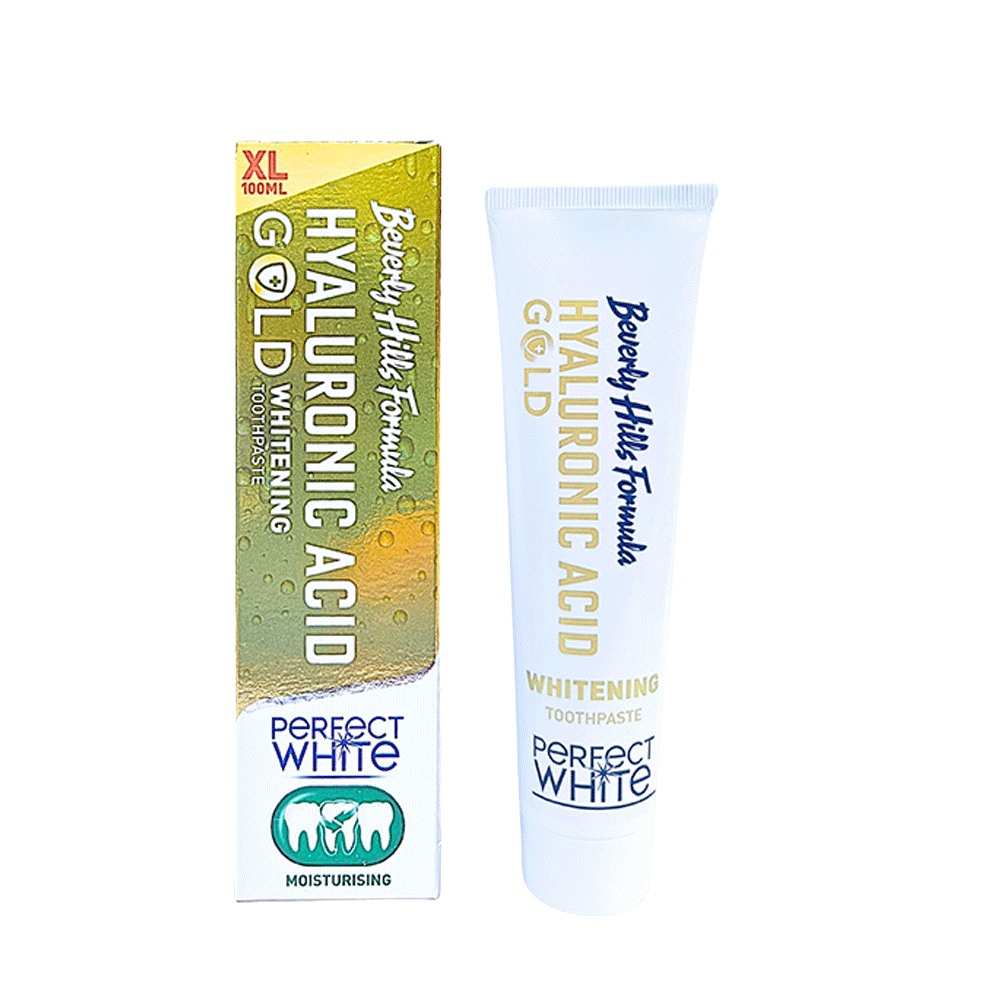 Bild: Beverly Hills Formula Hyaluronic Acid Gold Zahnpasta