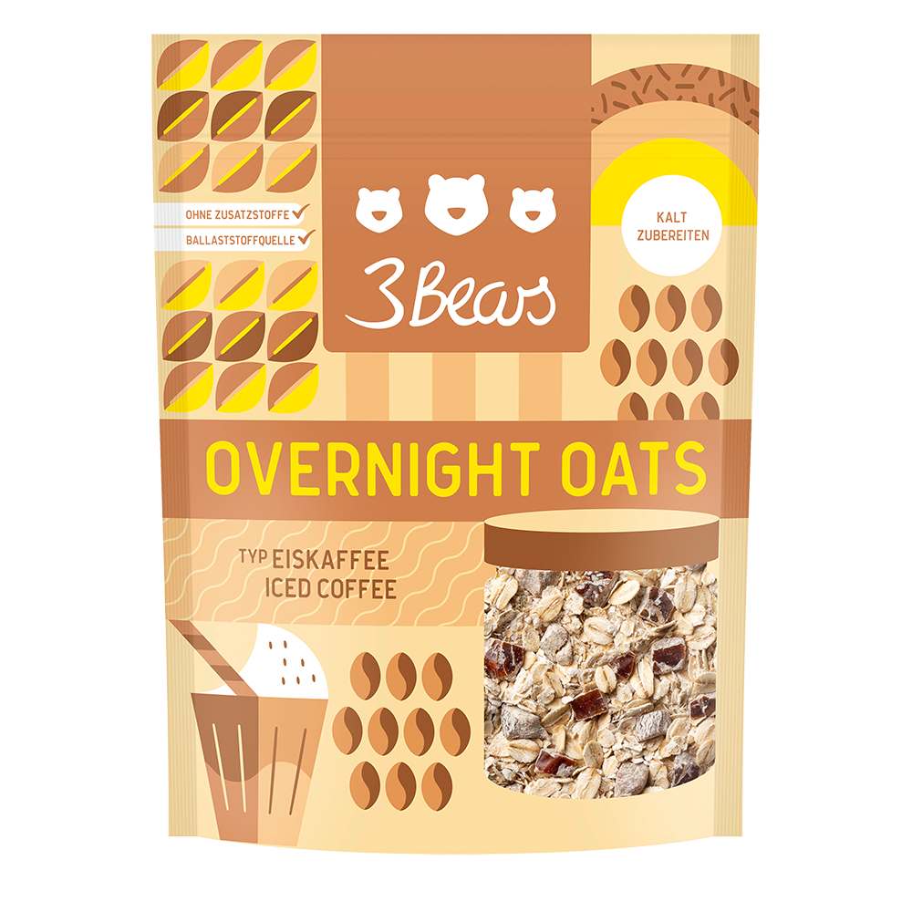 Bild: 3Bears Overnight Oats Eiskaffee