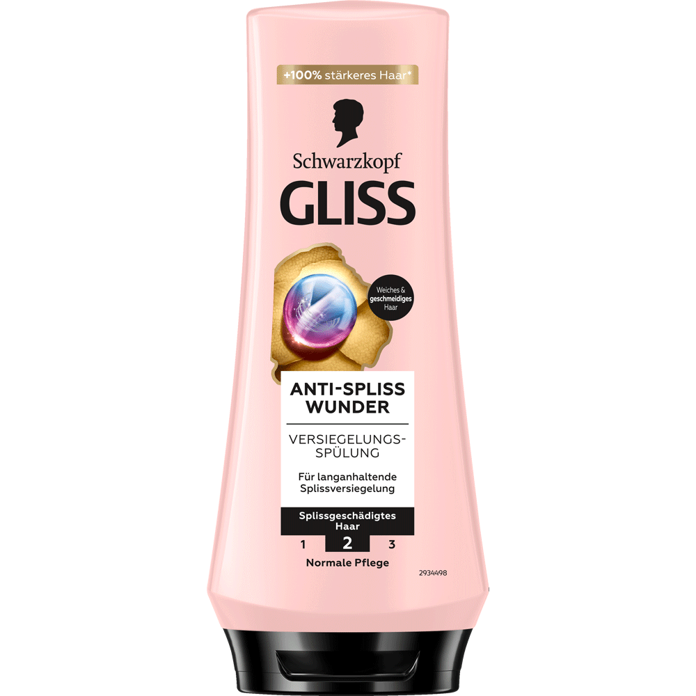 Bild: Schwarzkopf GLISS Anti Spliss Wunder Spülung