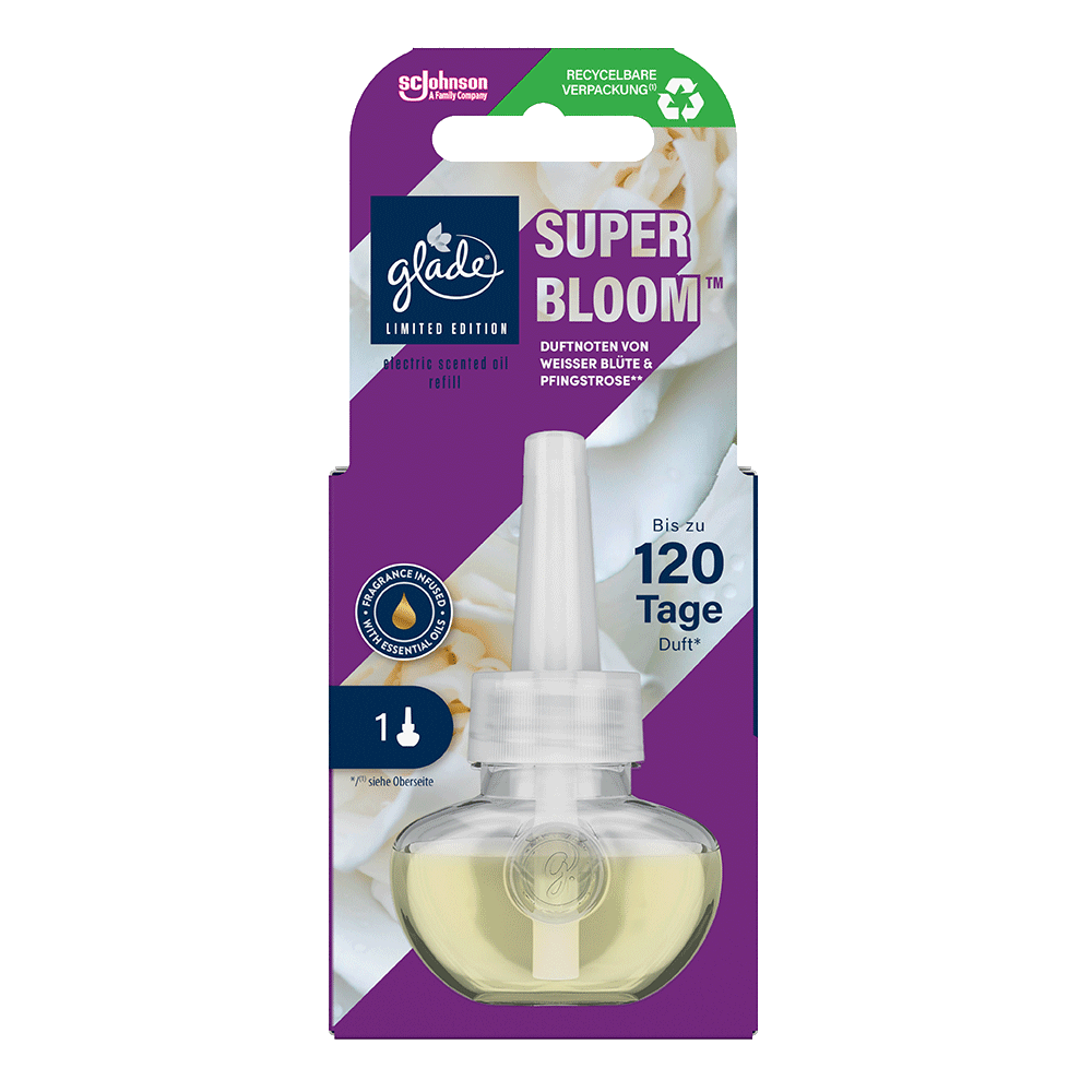 Bild: Glade Electric Scented Oil Nachfüllung Super Bloom