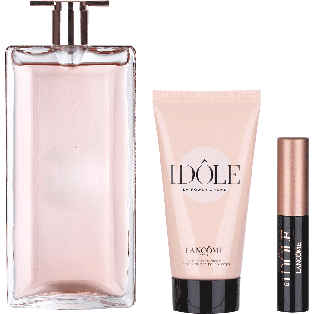 Bild: Lancôme Paris Idôle Geschenkset Eau de Parfum 50 ml + Bodylotion 50 ml + Mascara Black 
