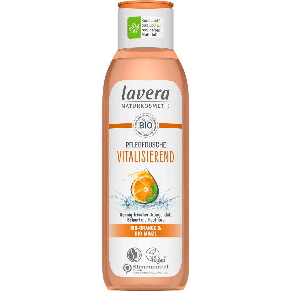 Bild: lavera Dusche Vitalisierend Orange & Minze