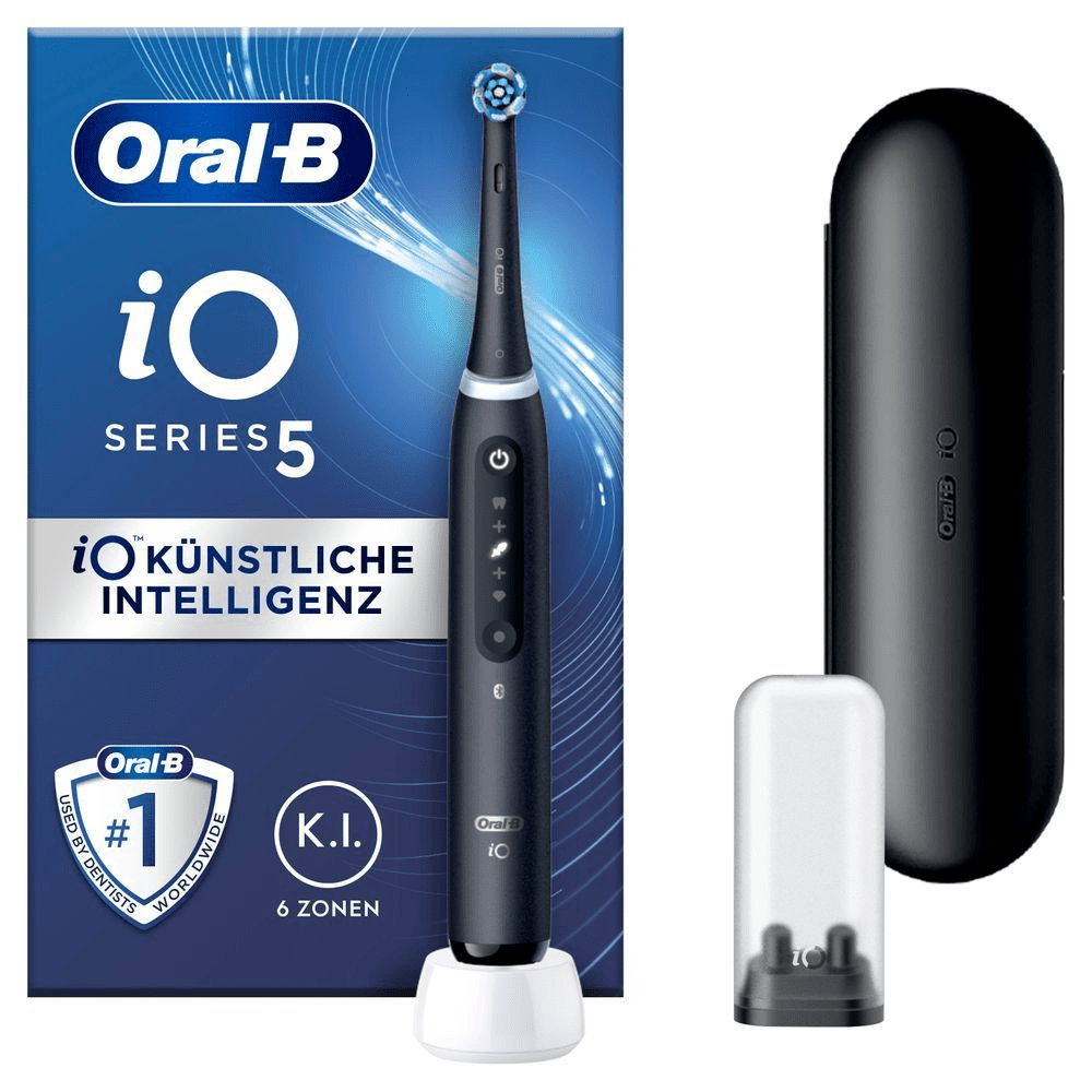 Bild: Oral-B iO Series 5 Elektrische Zahnbürste, Matt Black