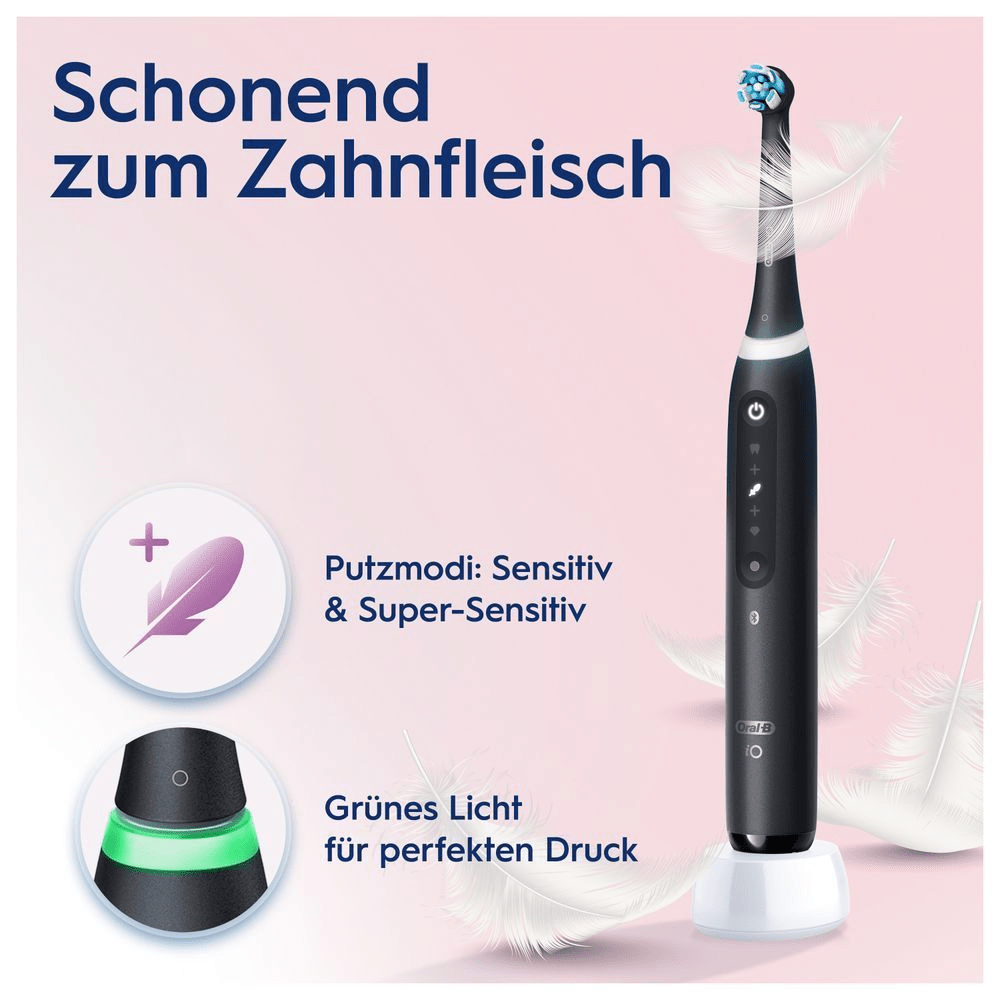 Bild: Oral-B iO Series 5 Elektrische Zahnbürste, Matt Black
