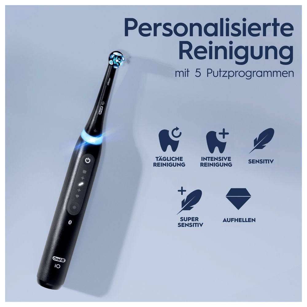 Bild: Oral-B iO Series 5 Elektrische Zahnbürste, Matt Black