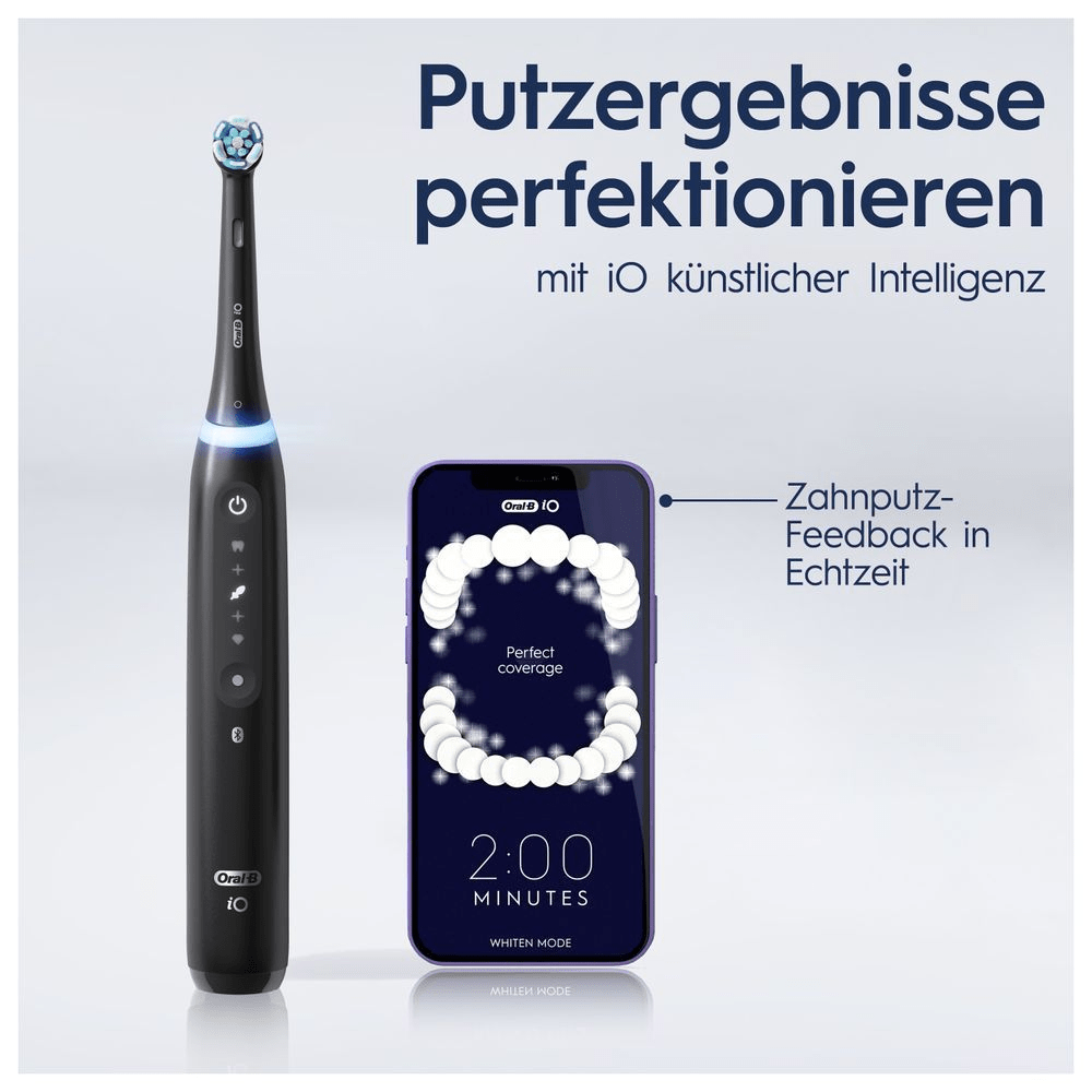 Bild: Oral-B iO Series 5 Elektrische Zahnbürste, Matt Black