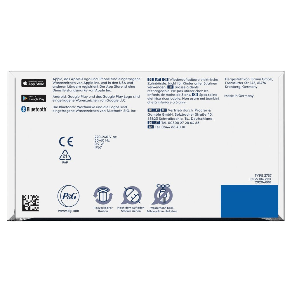 Bild: Oral-B iO Series 5 Elektrische Zahnbürste, Matt Black