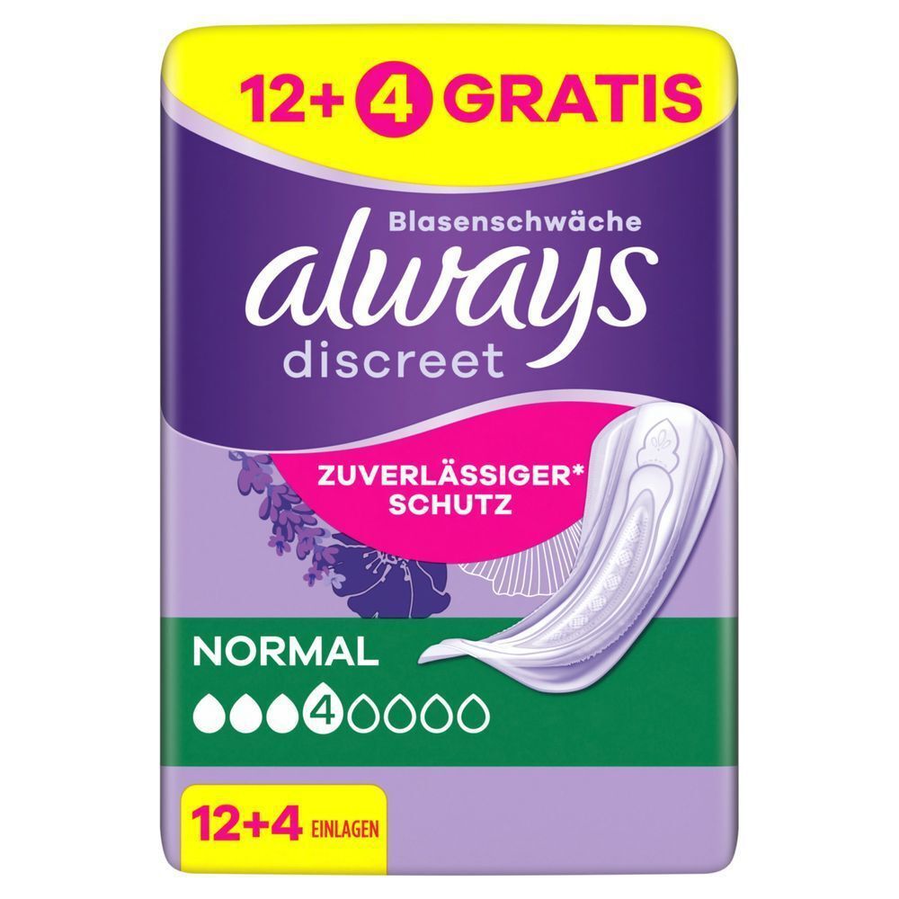 Bild: always Discreet Inkontinenzeinlagen Normal