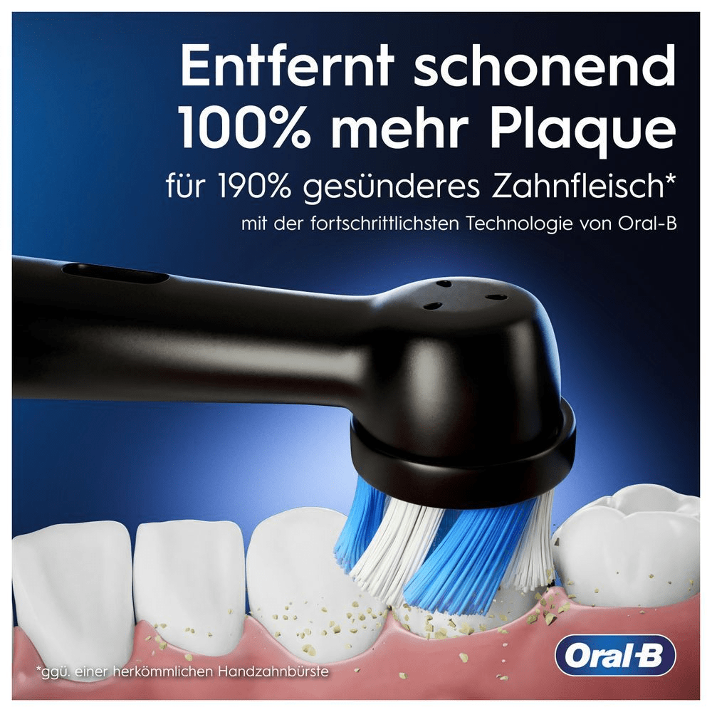 Bild: Oral-B iO Series 6 Duo Elektrische Zahnbürste, Black Lava/Pink Sand
