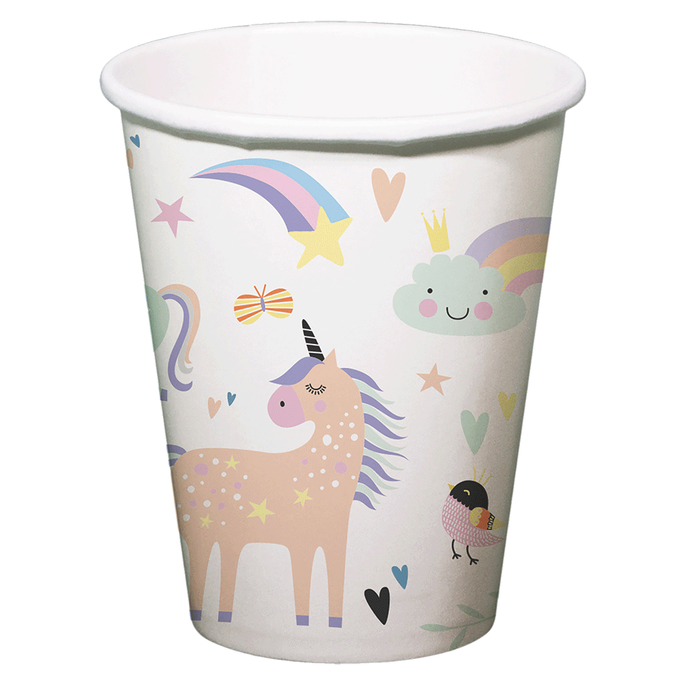 Bild: Folat Papierbecher Einhorn 