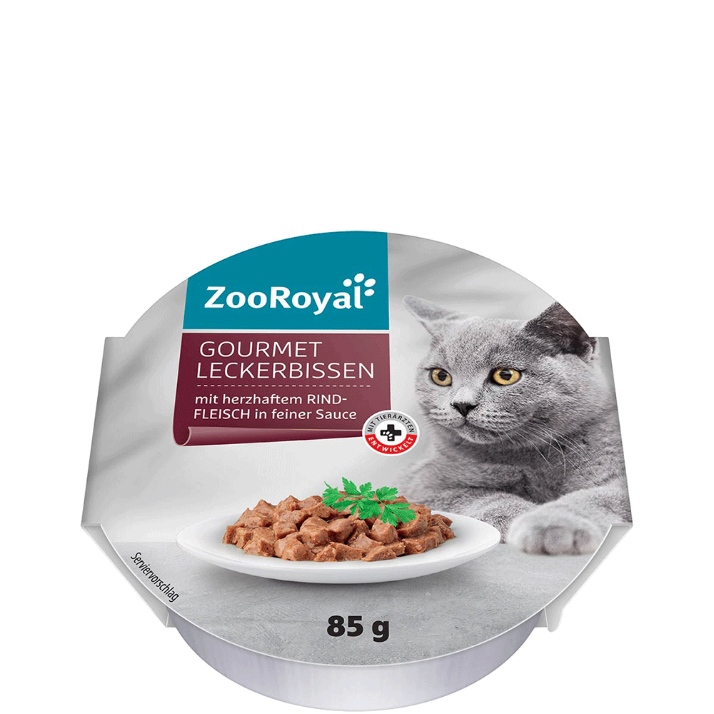 Bild: ZooRoyal Gourmet Leckerbissen Rindfleisch in Sauce
