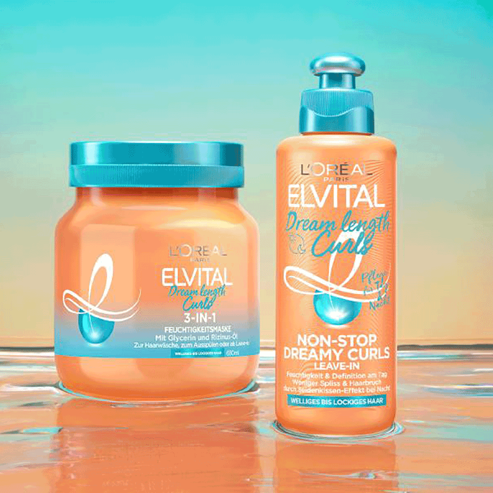 Bild: L'ORÉAL PARIS ELVITAL Dream Length Curls Non-Stop Dreamy Curls Leave-in