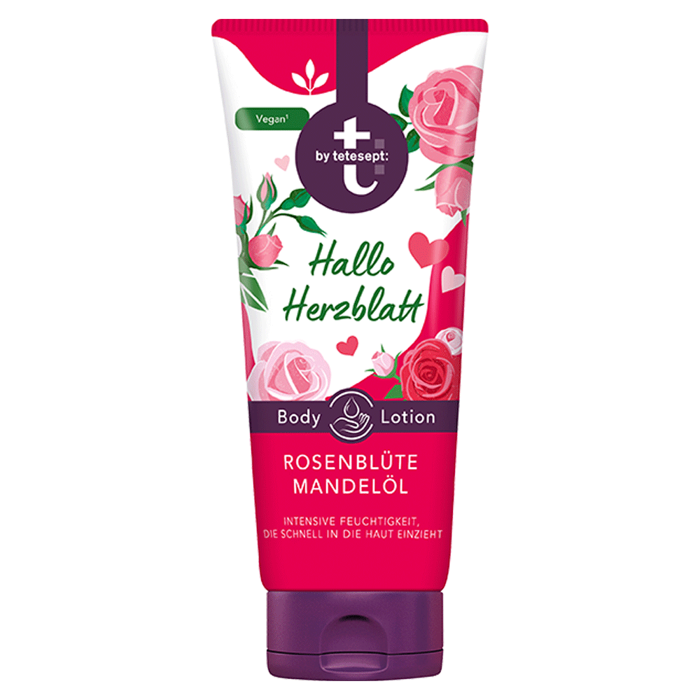 Bild: t: by tetesept Bodylotion Hallo Herzblatt