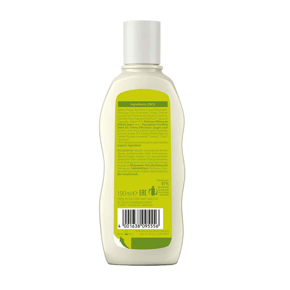 Bild: WELEDA Pflege Shampoo Hirse