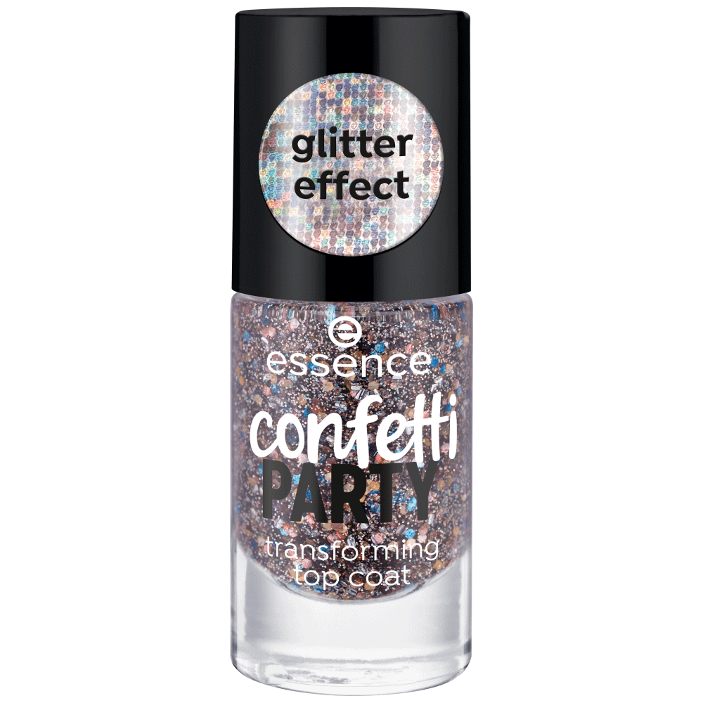 Bild: essence Confetti Party Transforming Top Coat