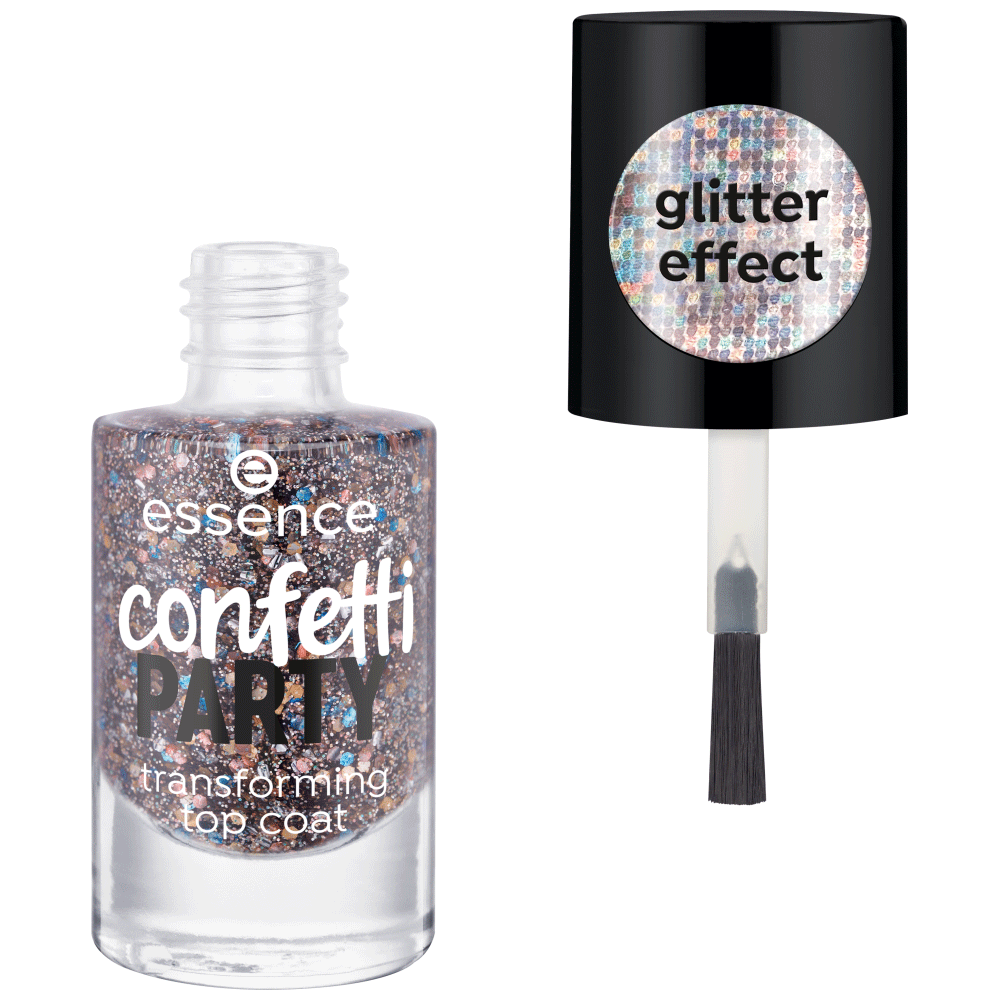 Bild: essence Confetti Party Transforming Top Coat