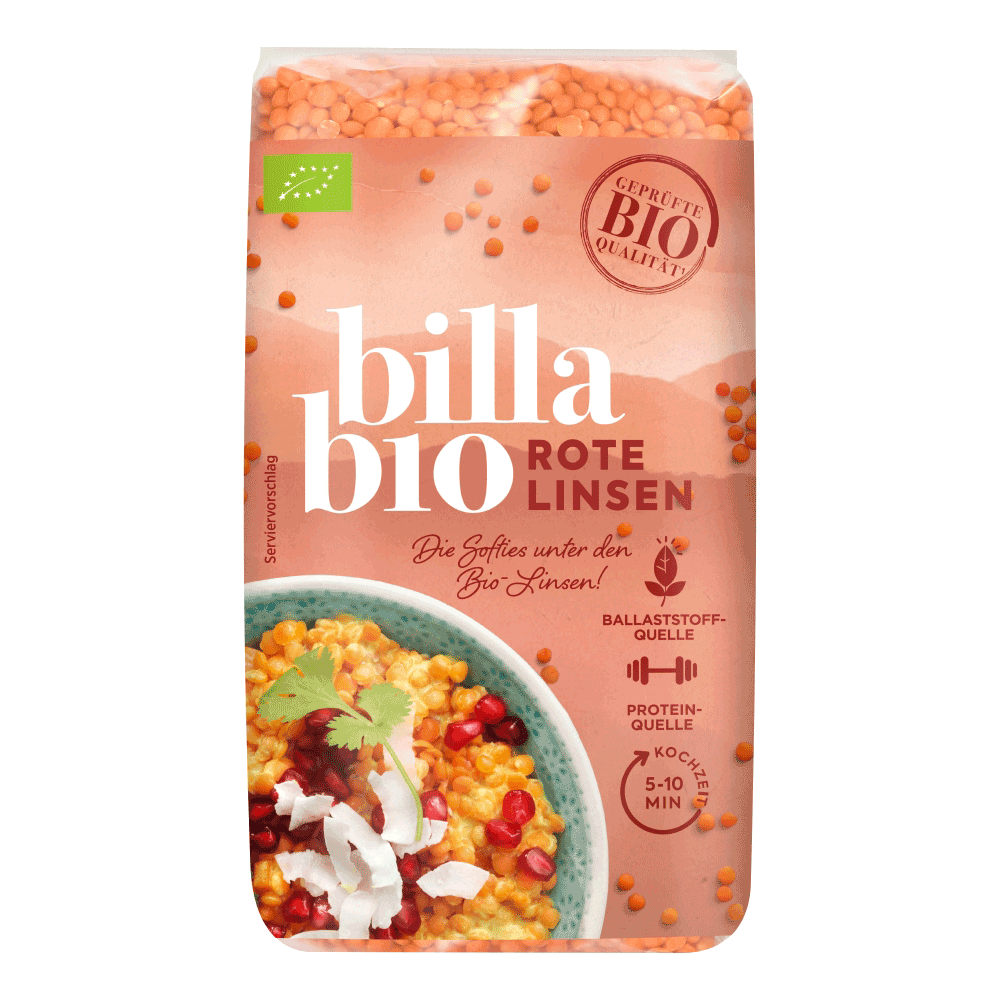 Bild: Billa Bio Rote Linsen