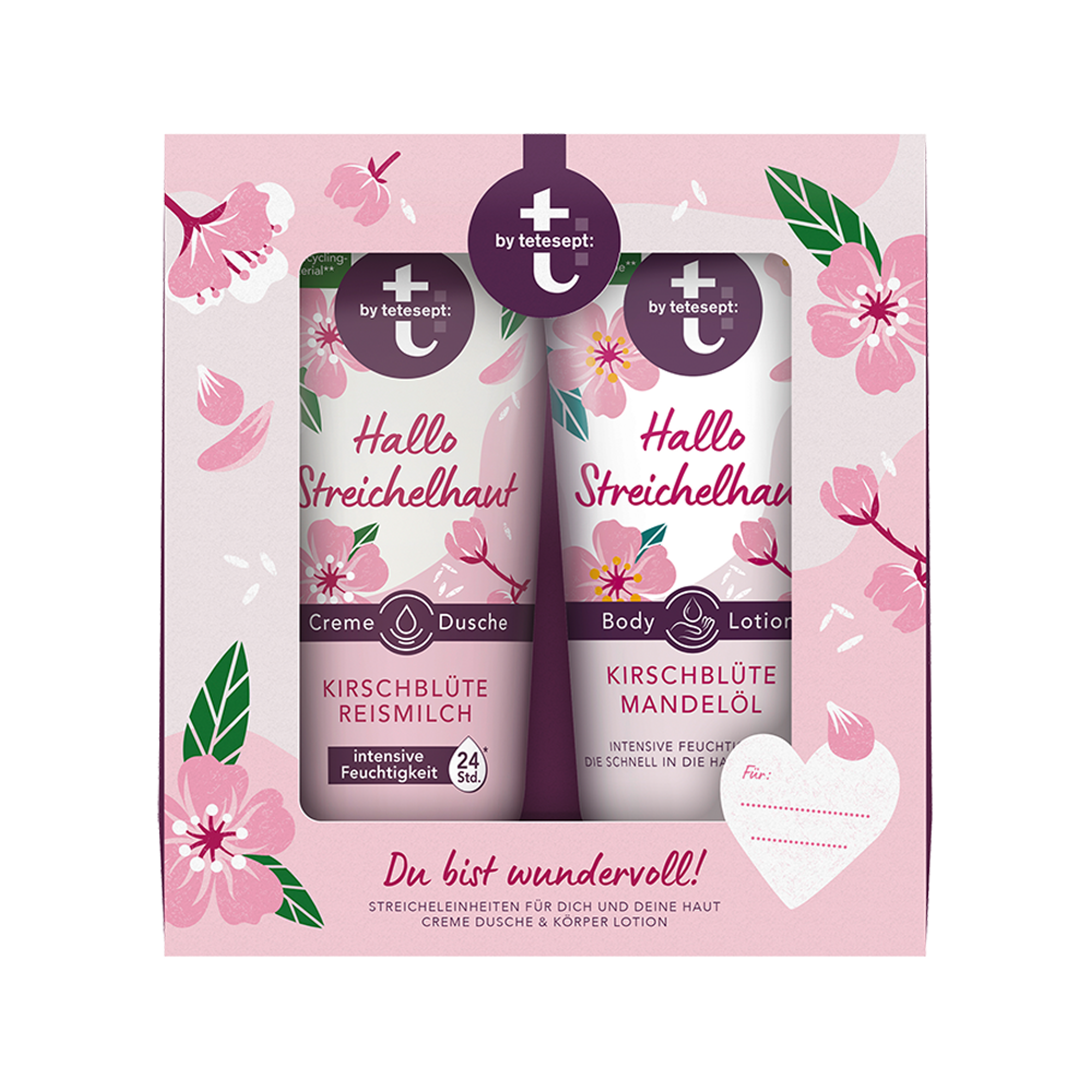 Bild: t: by tetesept Geschenkset Hallo Streichelhaut