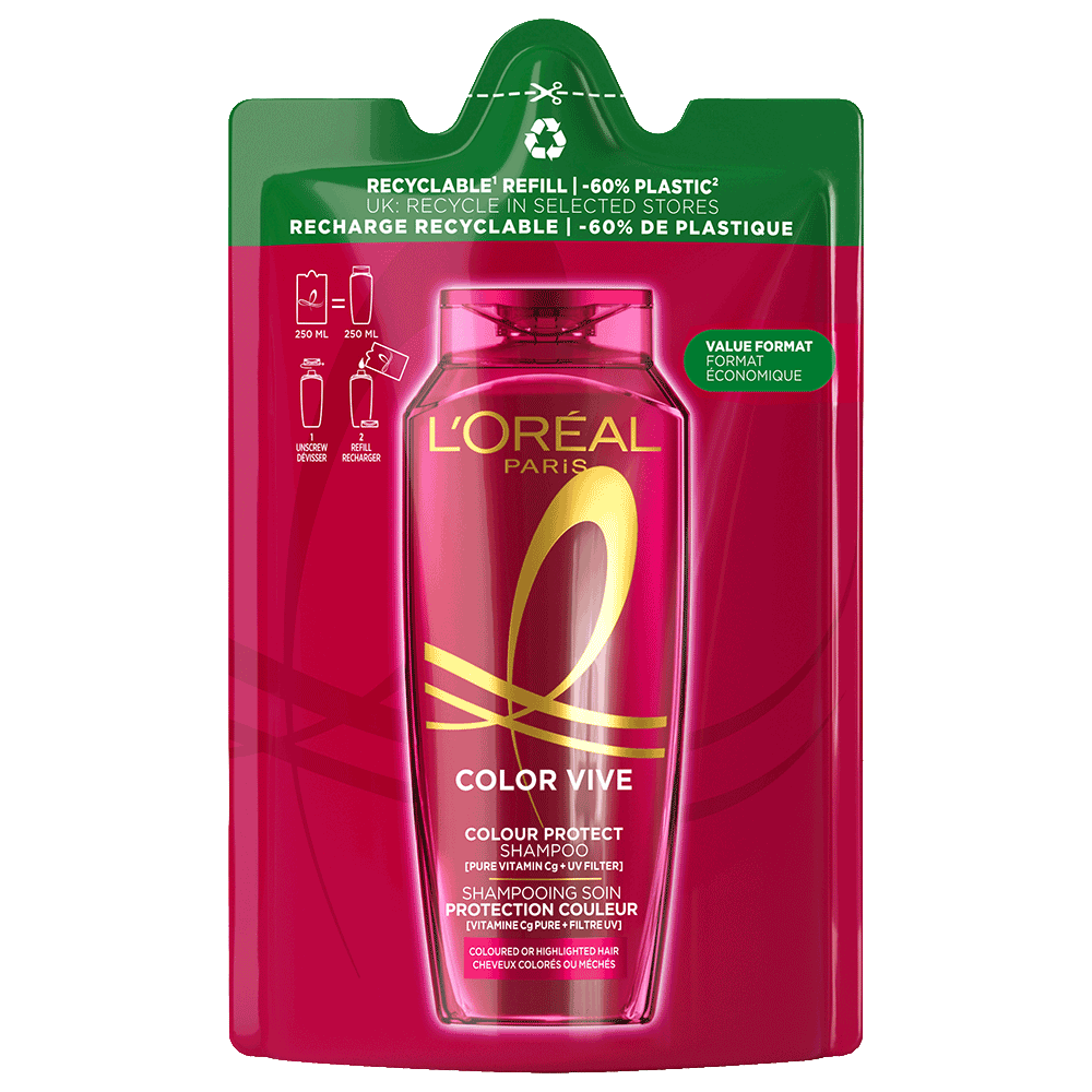 Bild: L'ORÉAL PARIS Color Glanz Shampoo Nachfüllpack