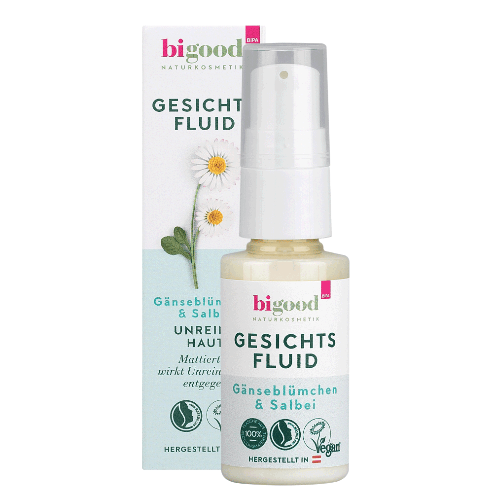 Bild: bi good Gesichtsfluid Gänseblümchen & Salbei
