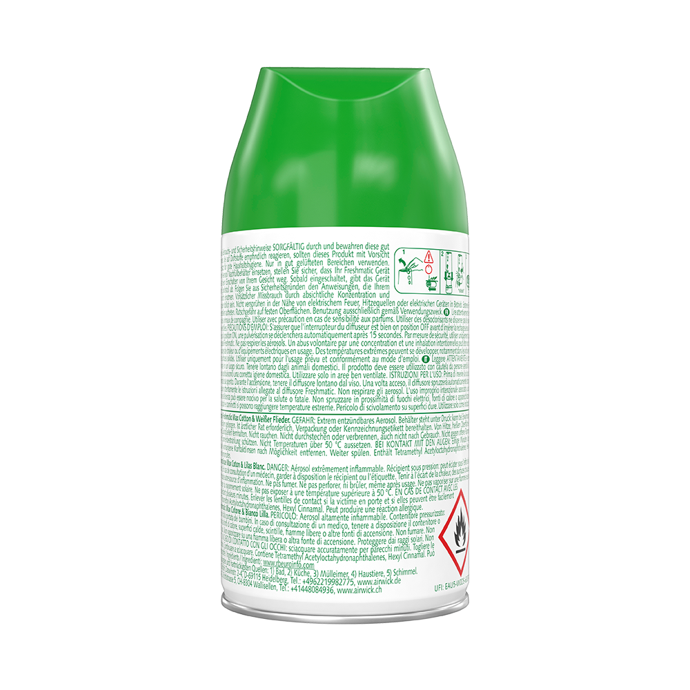 Bild: AIRWICK Automatisches Duftspray Freshmatic Cotton & Weißer Flieder