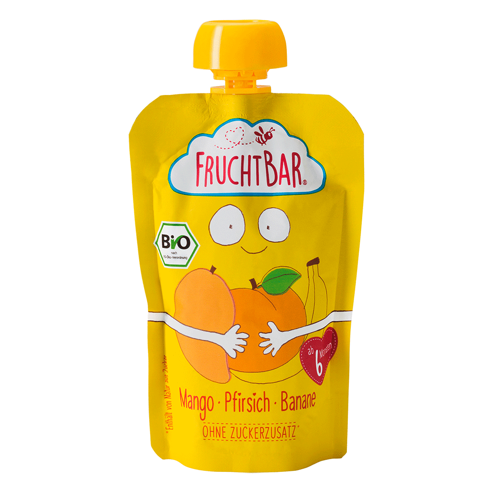 Bild: FruchtBar Quetsche Mango Pfirsich Banane
