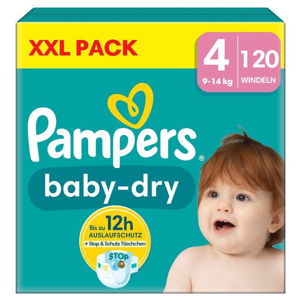 Bild: Pampers Baby-Dry Größe 4, XXL PACK