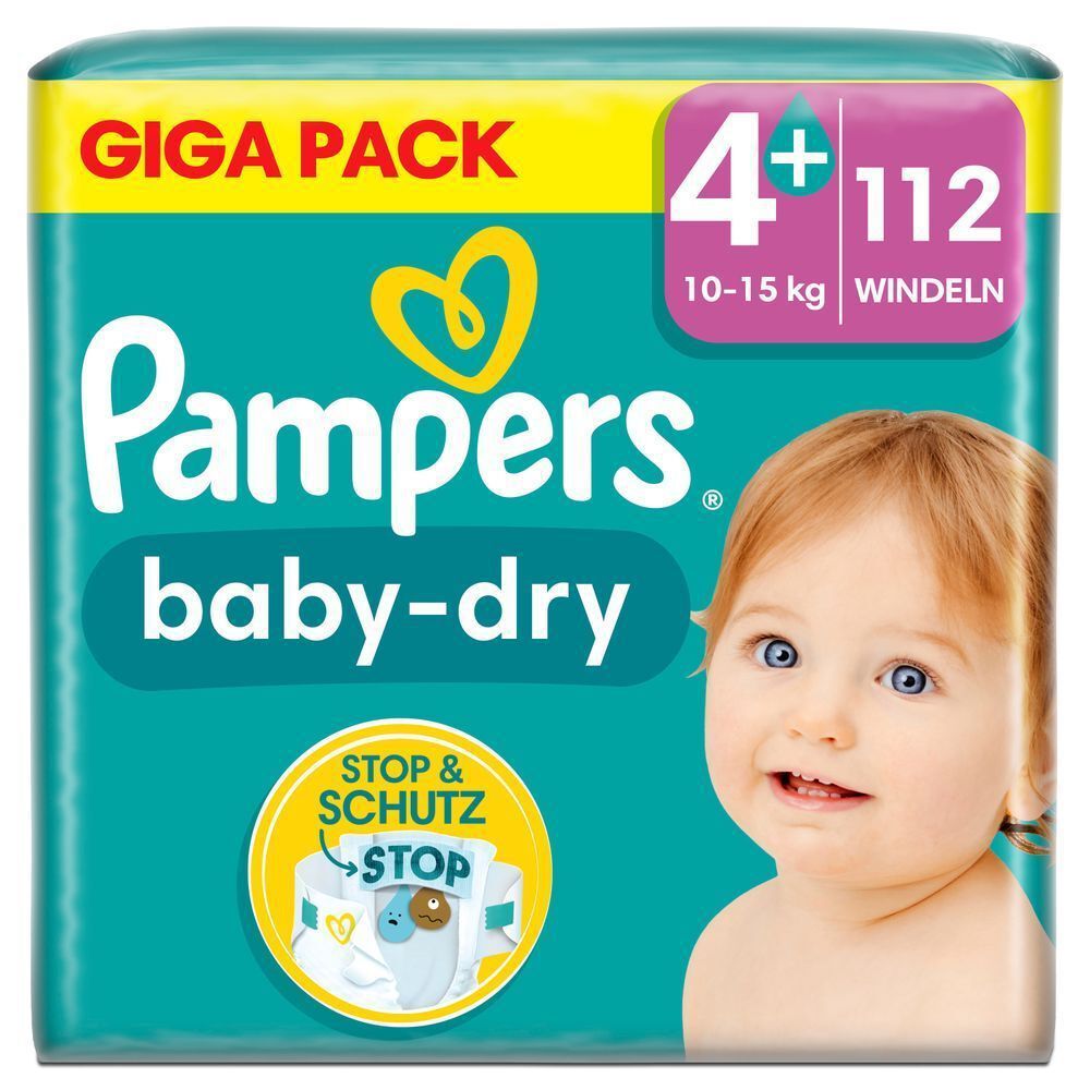 Bild: Pampers Baby-Dry Größe 4+, GIGA PACK