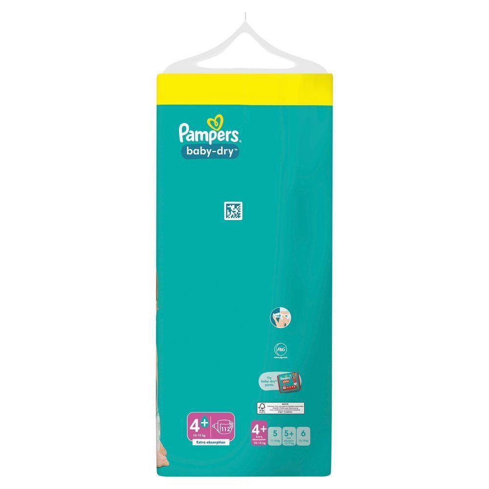 Bild: Pampers Baby-Dry Größe 4+, GIGA PACK