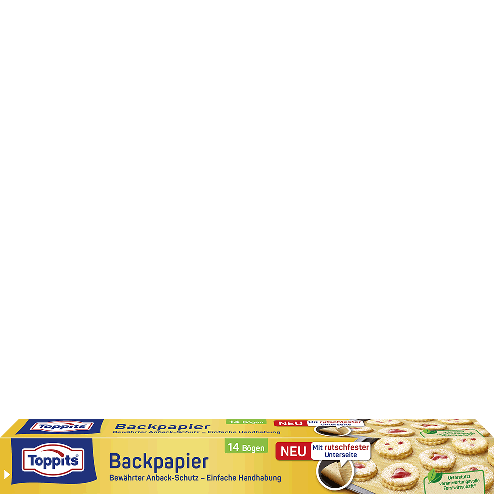 Bild: Toppits Backpapier in Bögen